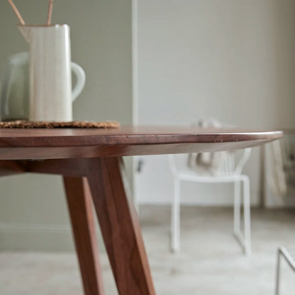 Solid Sheesham Wood Round Top Dining Table For Living Room Furniture