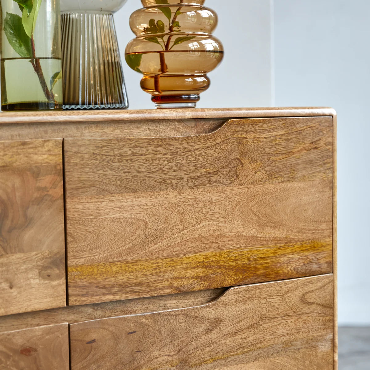 Solid Mango wood Chest of Drawers with Drawer Storage For Living Room