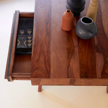 Solid Sheesham Wood Centre Coffee Table for Living Room