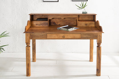 Solid Sheesham Wood Office Desk / Writing Table For Office & Work For Living Room