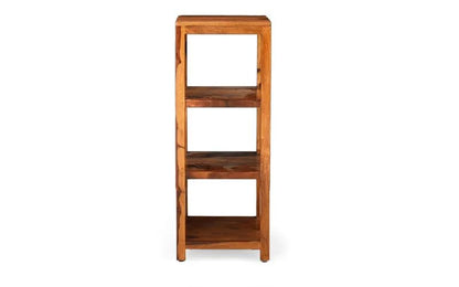 Wooden Bookshelf for Living Room Natural Finish