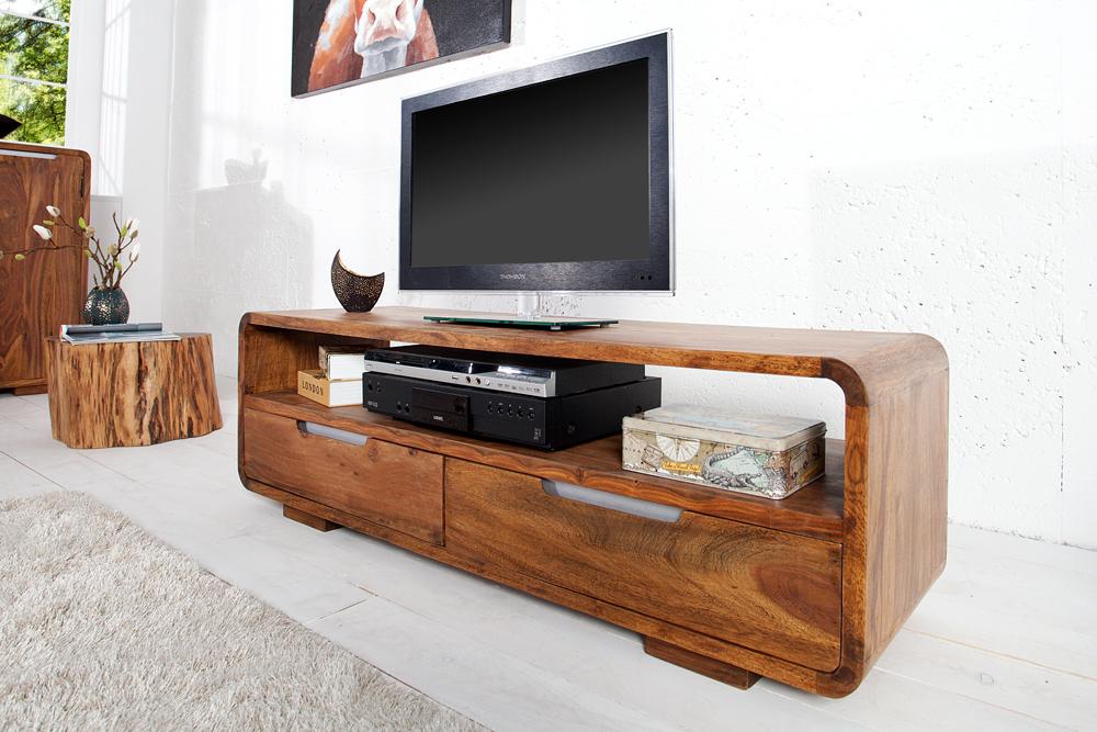 Solid Sheesham Wood Tv-Unit / Stand For Living Room Furniture