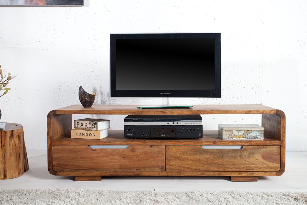 Solid Sheesham Wood Tv-Unit / Stand For Living Room Furniture