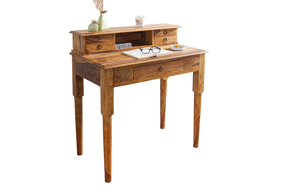 Solid Sheesham Wood Office Desk / Writing Table For Office & Work For Home