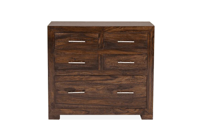 Solid Sheesham Wood Chest Of Drawers For Living Room