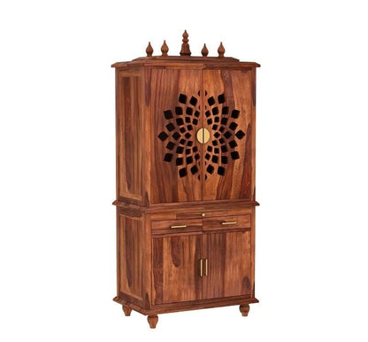 Solid Sheesham Wood Temple/Mandir/Pooja Stand For Home & Office Furniture