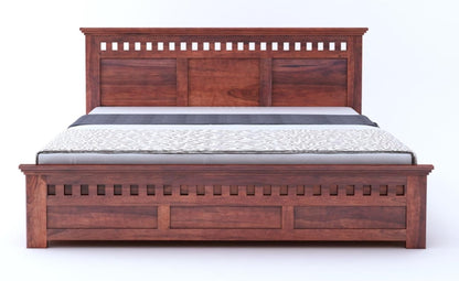 Solid Sheesham Wood King Size Double Bed for Bedroom Living Room Home